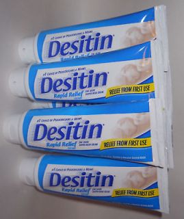 Tubes Desitin Creamy Rapid Relief from First Use 6 oz each Tube