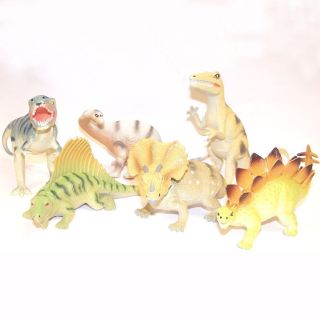 Large Plastic Dinosaur   8 / 23cm Toy Figure. Choice of Animal