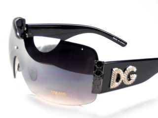 New Womens DG Sunglasses Eyewear Designer Shades Fashion Black White 