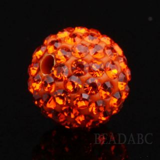   Swarovski Crystal For Pave Disco Ball Spacer Beads Craft 