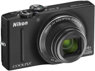 Nikon COOLPIX S8200 Digital Camera Black Refurbished