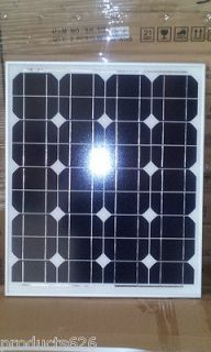   Mono solar panel with 3 12 Awg Mc 4 connectors and blocking diodes