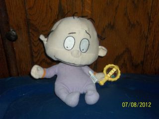   RUGRATS TOMMYS LITTLE BROTHER DILL PICKLES BABY PLUSH WITH RATTLE