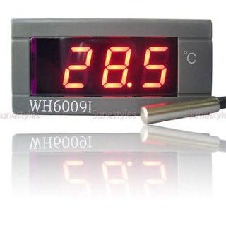 Digital Thermometer Temperature Meter Gauge With Probe AC 220V  50C 
