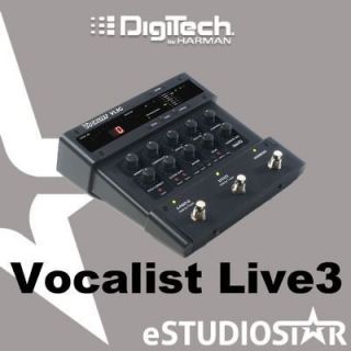 DIGITECH VOCALIST LIVE 3 HARMONY PROCESSOR PEDAL LIVE3 VL3 VOCAL 