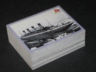 THE TITANIC CRUISE SHIP HISTORY  TRADING CARD SET◆