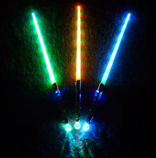 Glow Lightsaber Sword with light up handle and disco ball 6 Functions