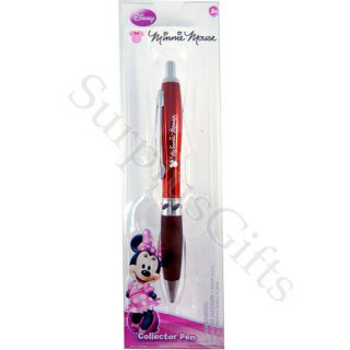 Disney Minnie Mouse Fancy Black Collector Pen in Case
