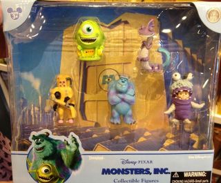 Disney Monsters Inc. Collectible Figurine Playset Play Set Cake 