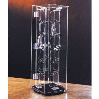   WATCH DISPLAY CASE CABINET SHOWCASE DISPLAY HOLDS 48 ROTATING CASE