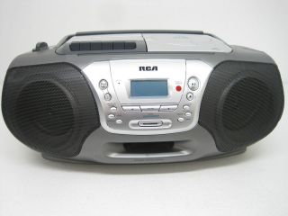   Portable Stereo CD Cassette Player Recorder Digital Tuner Sub Woofer