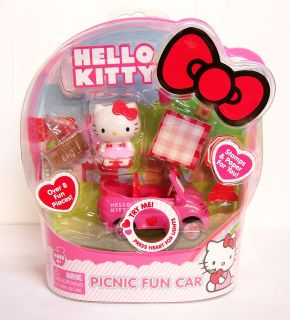   Mini Hello Kitty Picnic Fun Car Remote Control R/C Figure Stamps Lite