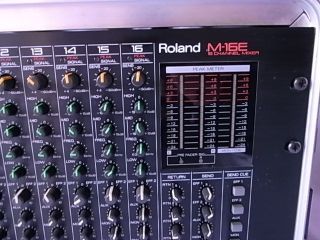 Roland M 16E 16CHANNEL MIXER WITH SKB CASE