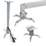 UNIVERSAL PROJECTOR CEILING/WALL MOUNT BRACKET HD TV ADAPTER INSTALL 