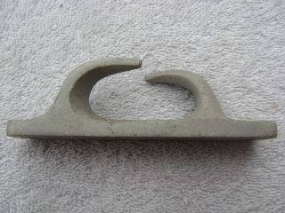 INCH OLD ALUMINUM SHIP BOAT DOCK CLEAT CHOCK DECOR (0014)