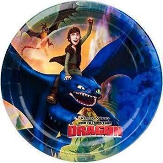 HOW TO TRAIN YOUR DRAGON Birthday Party ~ DINNER PLATES