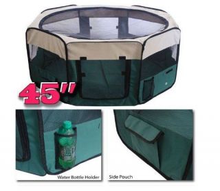   Pet Puppy Dog Playpen Exercise Pen Kennel Soft Crate Panel Cage Tent