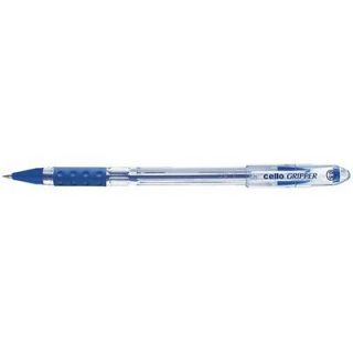 Cello Gripper Ball Pen special grip comfort Color Blue 10 Pens