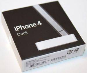 Apple iPhone 4 4S Dock/Sync Desktop Docking Station MC596ZM/B Open Box 