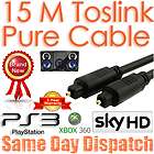 15M Optical Male HD Toslink Switch Selector Splitter Dolby 5.1 TV PS3 