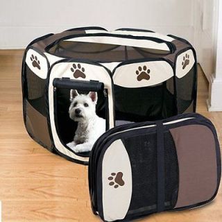Pet Puppy Dog Play Pen Exercise Pen Kennel   Small Sized Folding and 