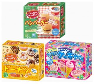   Popin Cookin Hamburger DONUTS Cake Shop Kits Candy Gummy DIY New