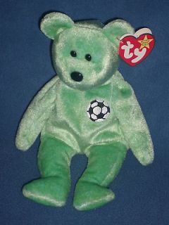 Ty Beanie   Kicks the Soccer Bear