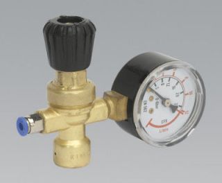 Disposable Cylinder Gas Regulator & Gauge 110 Bar 6Litre/Min  Co2 