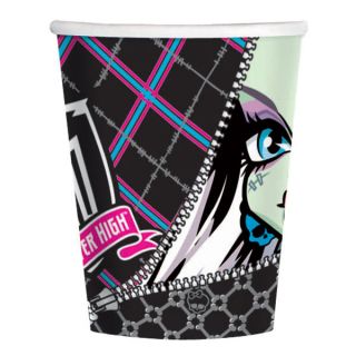 MONSTER HIGH GIRLS CUPS birthday Decoration Party x8 Supplies 