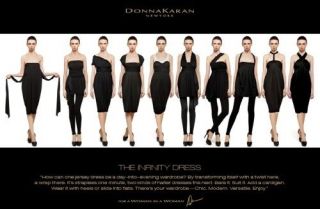 Black Donna Karan Infinity Gown. Original price $1,500.00