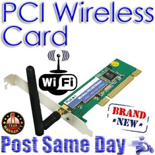   300M 802.11b/g/n Wireless WiFi Card Adapter for Desktop PC Lapto