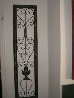 Wrought Iron Metal Wall Decor Grille 54x13.5
