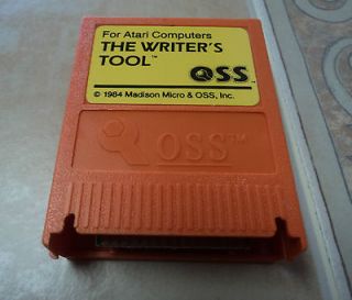 ATARI The Writers Tool Cartridge OSS Software 800 800XL XL XE XEGS 8 