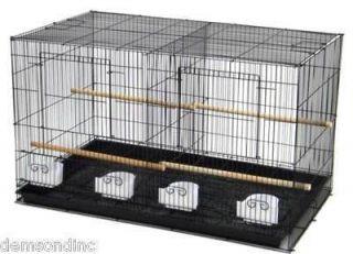 Breeding Aviary Bird Cage 30x18x18 W/Divider   2464AS