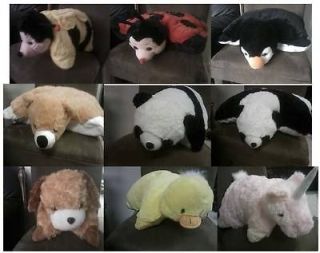   NEW 18 Large Animal Pillow Pet, Bee Lady Bug duck,panda​, bear, dog