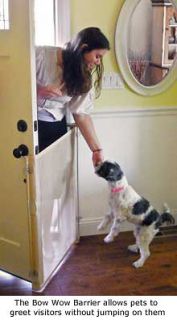 Retractable Exterior Door Barrier   For a Dog, Cat or Pet BRAND NEW