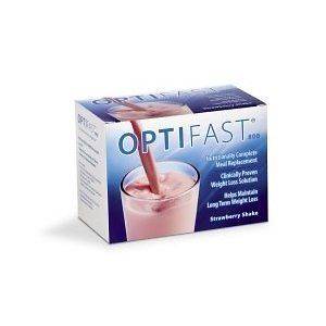 OPTIFAST 800 STRAWBERRY POWDER SHAKES  12 BOXES  84 SERVINGS  BRAND 