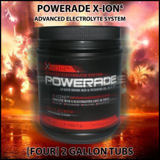 POWERADE XION4 Sports Drink Mix FRUIT PUNCH   2 Gal