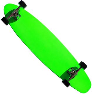 LONGBOARD Skateboard COMPLETE NEON GREEN 9 x 40 KICKTAIL