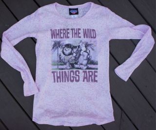 New Junk Food Where the Wild Things Are Juniors Thermal Shirt in Light 