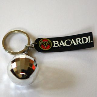 Bacardi Keyring Mirror ball Bar Drinks