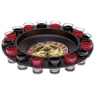 16 SHOT DRINKING ROULETTE BARWARE SET PARTY GAME GIFT BOXED