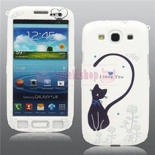 Cute Tom Cat Design Full Body Hard Case Cover for Samsung i9300 Galaxy 