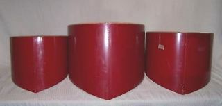   Vintage March Drum Set, Red Gloss Wrap, 1980s 12,14,16 Toms