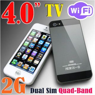   Wi Fi TV 2GB UNLOCKED Touch Screen CELL PHONE Cheap Mobile dual sim H5