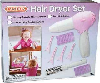 Casdon Hair Dryer Set (Battery Operated Blower Dryer) *BRAND NEW*