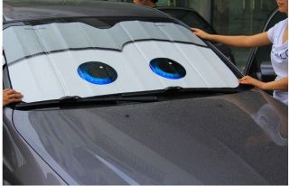   New Disney Cars Auto Car Windshield Block Sun Shade Gray Color