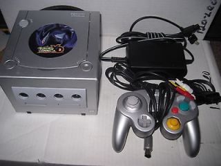 Working Nintendo GAMECUBE Pokemon XD Limited Edition Silver Console W 