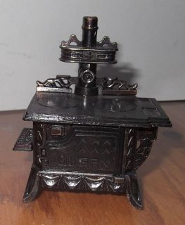 Old Fashioned Queen Stove   Oven Door Opens   Copper/gold   Pencil 