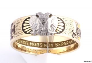 Multi Symbol 32nd Degree Scottish Rite Masonic Ring   14k Gold Masons 